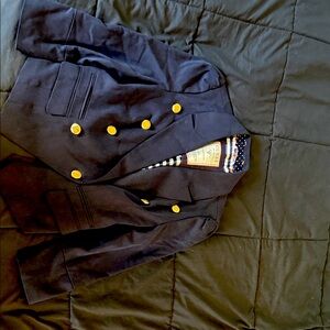 Guess Navy Blazer with Gold Buttons